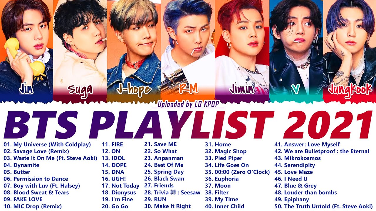 B T S PLAYLIST 2021 UPDATED | 방탄소년단 노래 모음 │ BTS動画まとめ