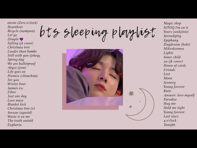 Bts Sleeping Playlist 2022 Chill Study Relax Bts動画まとめ